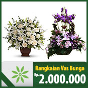 rangkaian vas bunga 2 juta by toko bunga murah
