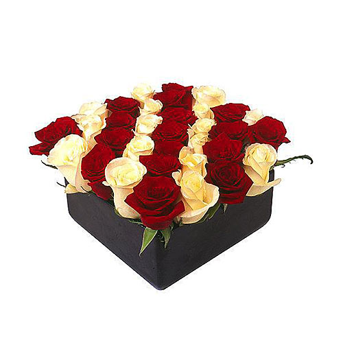 Arti Warna Bunga Mawar Valentine - Kombinasi mawar merah dan putih