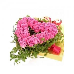 Arti Warna Bunga Mawar Valentine - Mawar pink merah mudah bentuk hati