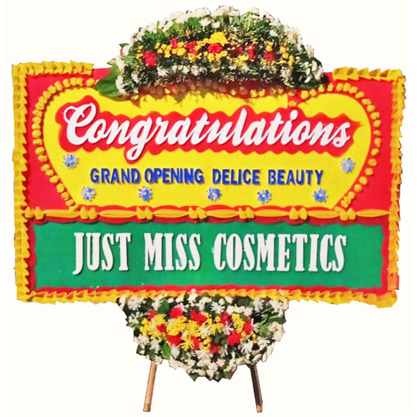 bunga-papan-congratulations-grand-opening-delice-beauty-harga-500-ribu-just-miss-cosmetics