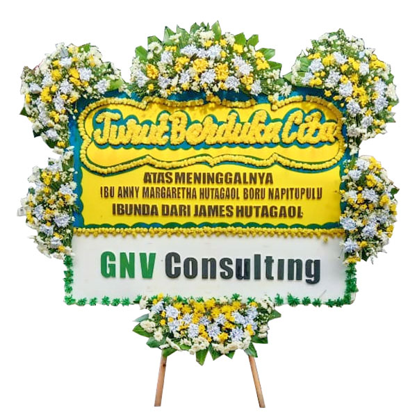 bunga papan 1 juta turut berduka cita atas meninggalnya ibunda dari gnv consulting