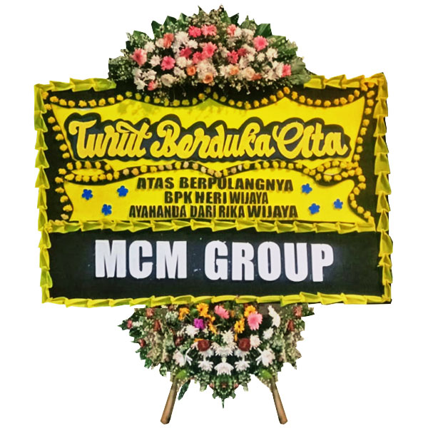 bunga papan duka cita atas berpulangny bapak ayahanda dari harga 500 ribu mcm group