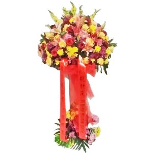 standing flower murah jakarta buna mawar merah aster gerbera lily snap dragon harga 850 ribu 2